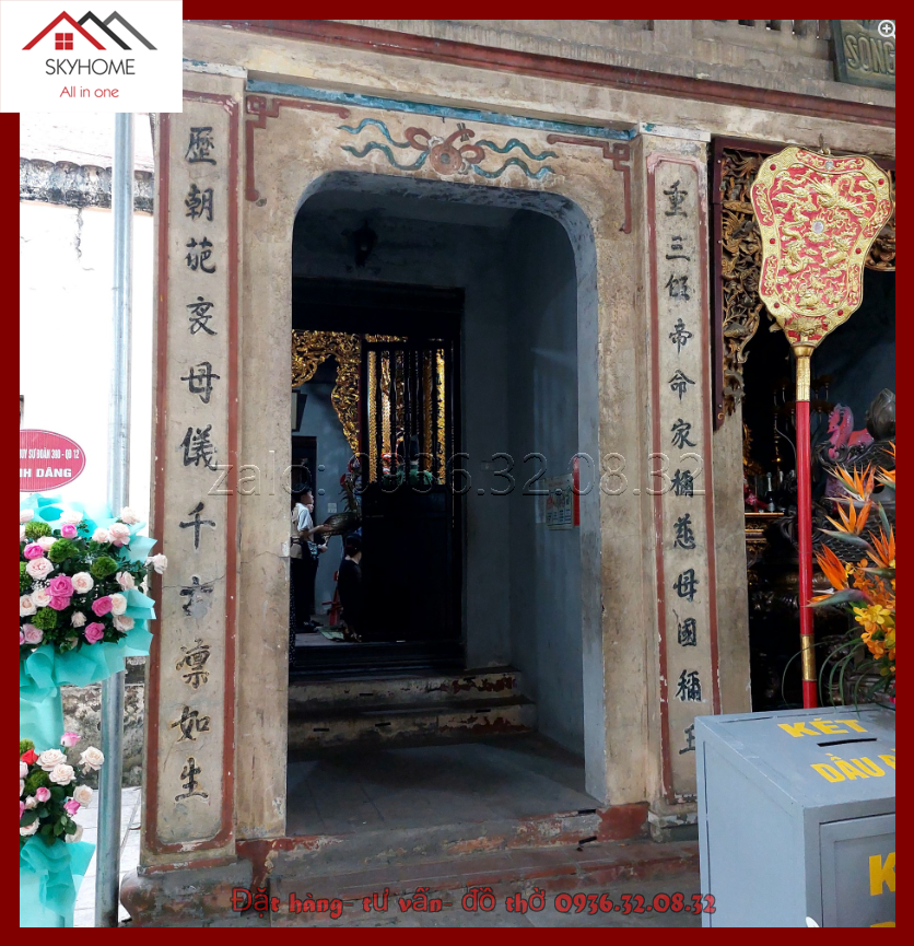 Câu đối thờ tại Đền Sòng Sơn